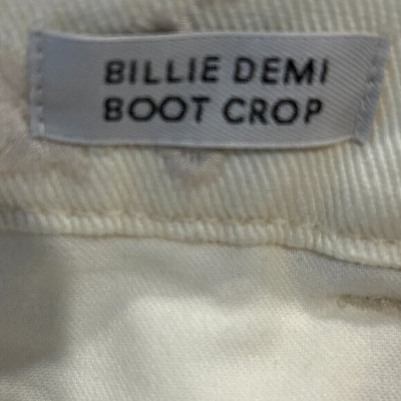 J. Crew Demi Boot Crop Jean Eyelet Embroidered High Rise Size 25 Feminine Preppy - Picture 10 of 14